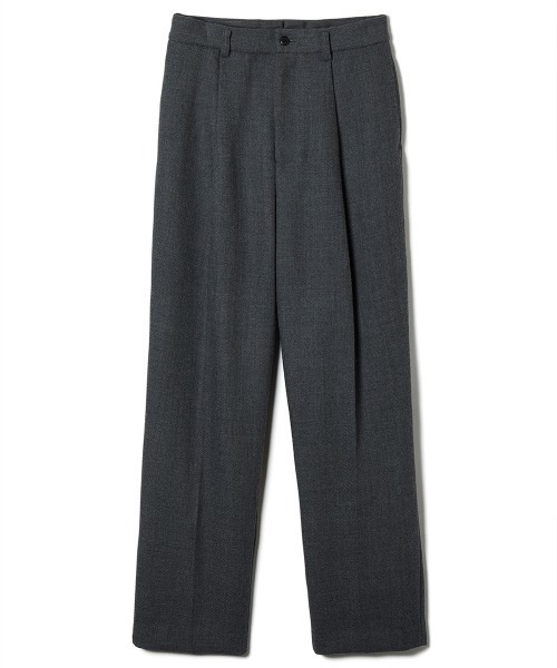 soduk（スドーク）の「【soduk】back pleated trousers（スラックス・レディース・ネイビー/グレー・SMALL/MEDIUM）」の4枚目の写真