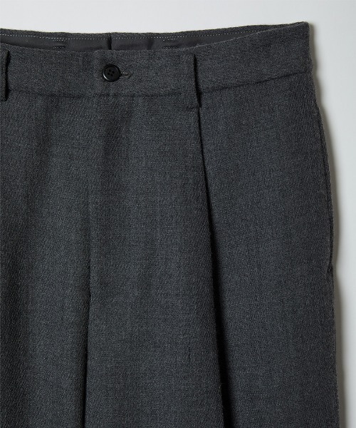 soduk（スドーク）の「【soduk】back pleated trousers（スラックス・レディース・ネイビー/グレー・SMALL/MEDIUM）」の6枚目の写真