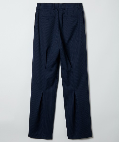 soduk（スドーク）の「【soduk】back pleated trousers（スラックス・レディース・ネイビー/グレー・SMALL/MEDIUM）」の8枚目の写真
