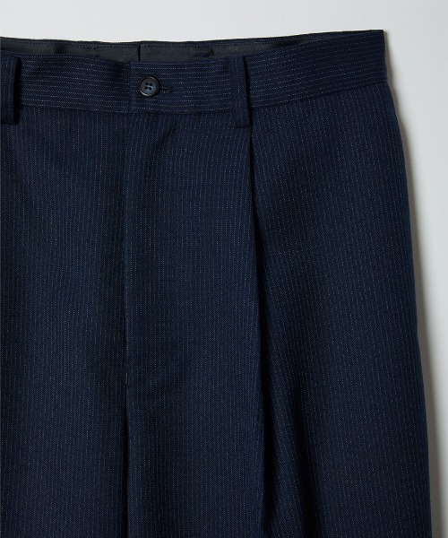 soduk（スドーク）の「【soduk】back pleated trousers（スラックス・レディース・ネイビー/グレー・SMALL/MEDIUM）」の9枚目の写真
