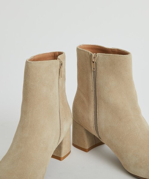 La boutique BonBon（ラブティックボンボン）の「【レメ】スエードショートブーツ（ブーツ・レディース・ベージュ・36/37/38/39）」の16枚目の写真