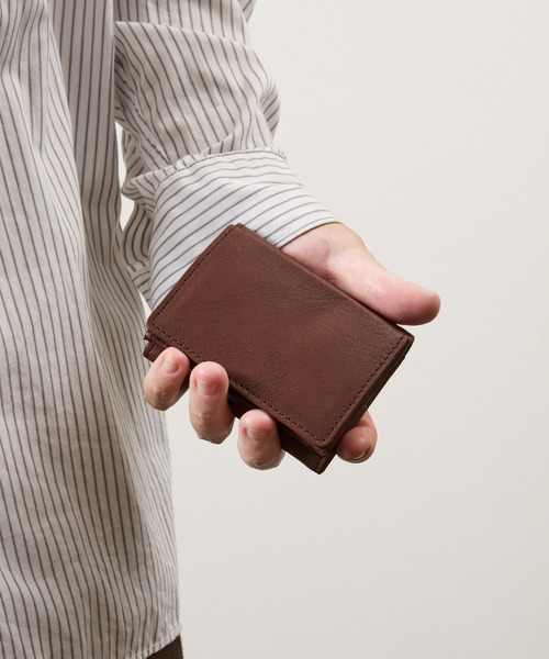 SLOW スロウ / Ex.bono-clasp mini wallet 別注栃木レザーコンパクト