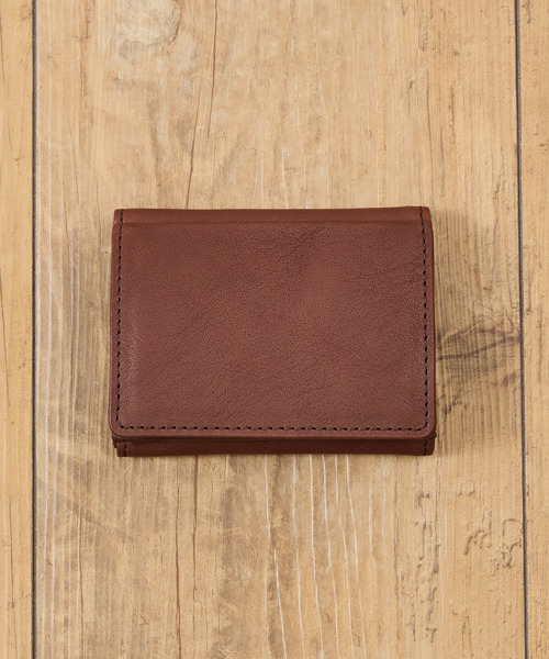 SLOW スロウ 栃木レザーコンパクトウォレット SLOW スロウ / bono-clasp trifold wallet 栃木レザーコンパクト