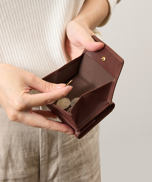 SLOW スロウ / Ex.bono-clasp mini wallet 別注栃木レザー