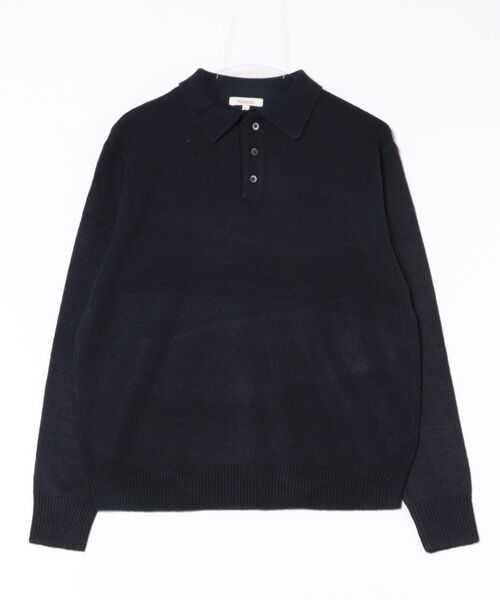 ８(eight)（エイト）の「カシミヤタッチポロシャツ（ポロシャツ・メンズ・チャコールグレー/ベージュ/グレー/ブルー系その他/ネイビー/ホワイト/ブラック/ワインレッド・XX-LARGE/X-LARGE/SMALL/MEDIUM/LARGE）」の6枚目の写真