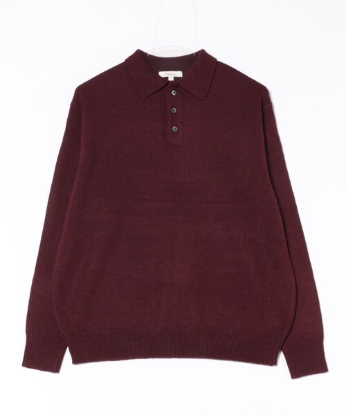 ８(eight)（エイト）の「カシミヤタッチポロシャツ（ポロシャツ・メンズ・チャコールグレー/ベージュ/グレー/ブルー系その他/ネイビー/ホワイト/ブラック/ワインレッド・XX-LARGE/X-LARGE/SMALL/MEDIUM/LARGE）」の8枚目の写真