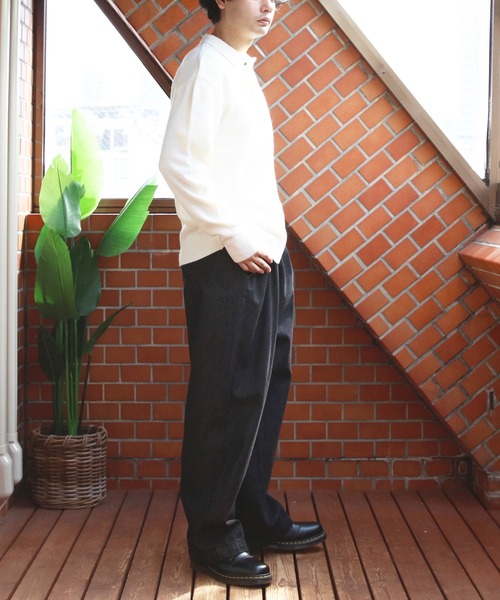 ８(eight)（エイト）の「カシミヤタッチポロシャツ（ポロシャツ・メンズ・チャコールグレー/ベージュ/グレー/ブルー系その他/ネイビー/ホワイト/ブラック/ワインレッド・XX-LARGE/X-LARGE/SMALL/MEDIUM/LARGE）」の15枚目の写真