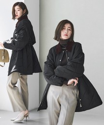 RUIRUE BOUTIQUE（ルイルエブティック）の「洗える ｜ ハンティング キルティングコート ｜ アウター / ハンティングコート / ハンティングジャケット / パフィーコート / ロングコート / エコダウン（その他アウター）」