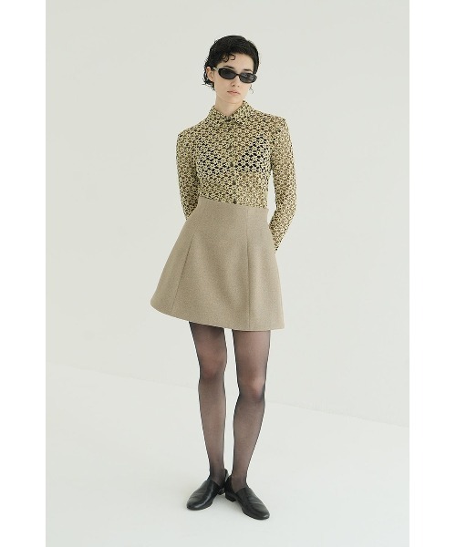 CLANE CONSTRUCTIVE MINI SKIRT 19109-6062（スカート）｜CLANE