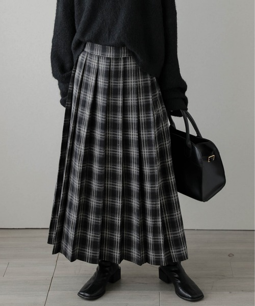 セール】チェックプリーツスカート（スカート）｜AMELY（エミリー）の