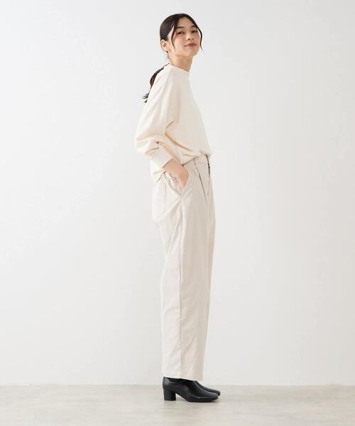 MELROSE claire（メルローズ クレール）の「【ミニケーブルドルマンスリーブカットプル】（Tシャツ/カットソー・レディース・アイボリー/レッド/ダークブラウン・FREE）」の6枚目の写真