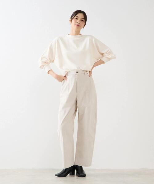 MELROSE claire（メルローズ クレール）の「【ミニケーブルドルマンスリーブカットプル】（Tシャツ/カットソー・レディース・アイボリー/レッド/ダークブラウン・FREE）」の10枚目の写真