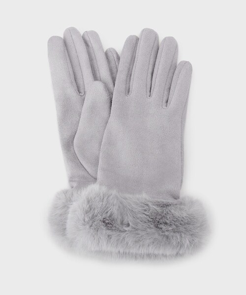 セール】フェイクファー付きグローブ（手袋）｜OPAQUE.CLIP（オペーク