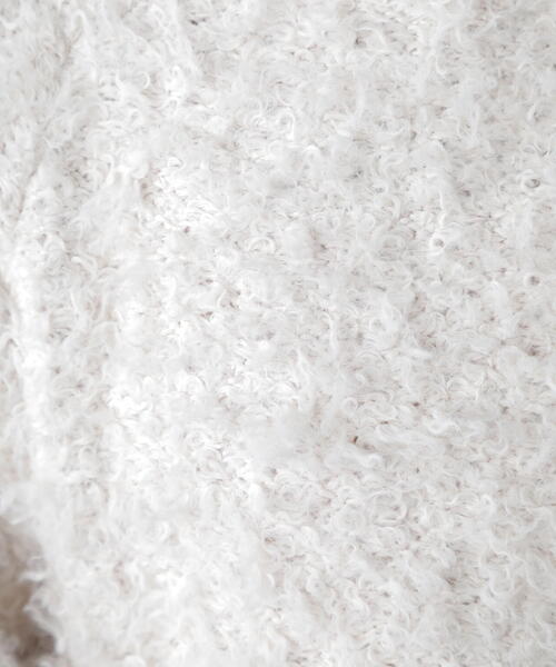 FREE'S MART（フリーズマート）の「◆プードルボアショート丈ニットソー（スウェット・レディース・ブラウン/ホワイト/ベージュ・FREE）」の20枚目の写真