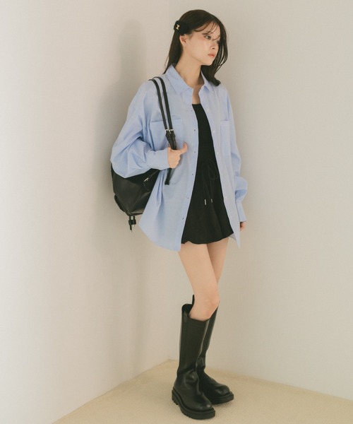 VANNIE U(ヴァニーユー)の「バルーンスエードショートパンツ(その他パンツ・レディース・ブラック/アイボリー・FREE)」の16枚目の写真