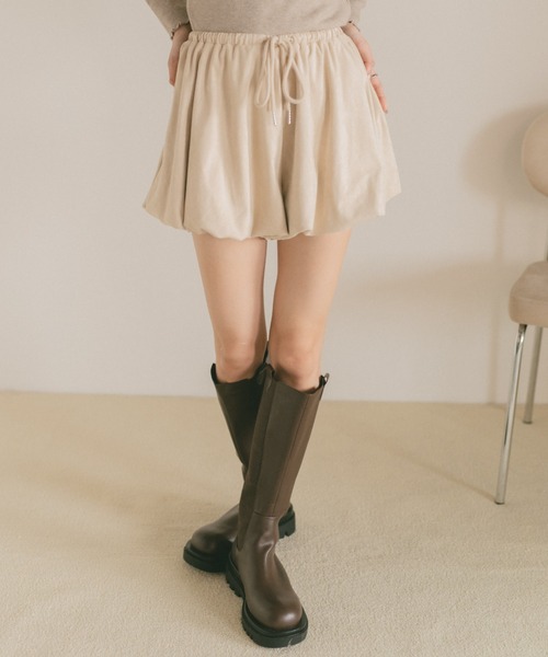 VANNIE U(ヴァニーユー)の「バルーンスエードショートパンツ(その他パンツ・レディース・ブラック/アイボリー・FREE)」の21枚目の写真