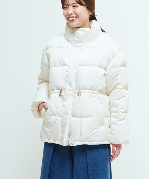 CONVERSE TOKYO(コンバーストウキョウ)の「MIDDLE WEIGHT PADDED JACKET(ダウンジャケット/コート・レディース・ミント/ブラック/オフホワイト・FREE)」の20枚目の写真