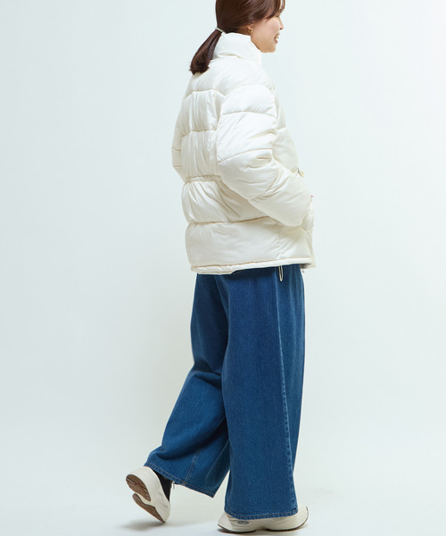 CONVERSE TOKYO(コンバーストウキョウ)の「MIDDLE WEIGHT PADDED JACKET(ダウンジャケット/コート・レディース・ミント/ブラック/オフホワイト・FREE)」の17枚目の写真
