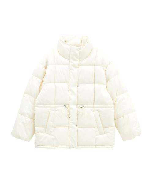 CONVERSE TOKYO(コンバーストウキョウ)の「MIDDLE WEIGHT PADDED JACKET(ダウンジャケット/コート・レディース・ミント/ブラック/オフホワイト・FREE)」の15枚目の写真