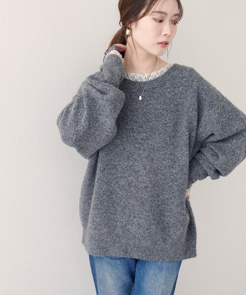 セール】【WEB限定】クルーネックニットプルオーバー（ニット/セーター