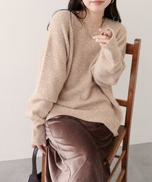 【WEB限定】クルーネックニットプルオーバー