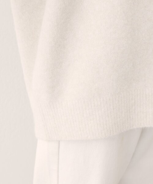 natural couture(ナチュラルクチュール)の「【WEB限定】クルーネックニットプルオーバー(ニット/セーター・レディース・モカ/イエロー/チャコールグレー/グレー/オフホワイト/サックスブルー・FREE)」の10枚目の写真
