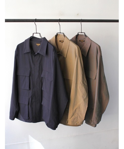 A VONTADE（アボンタージ）の「【A VONTADE】ア ボンタージ/ B.D.U. Jacket  -Modify-（ミリタリージャケット・メンズ・オリーブ/ブラック/ベージュ・MEDIUM/X-LARGE/LARGE）」の2枚目の写真