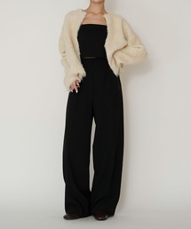 KINO THE KEI（キノザケイ）の「フロントタック ハイウエスト オーバルパンツ KINO THE KEI（その他パンツ）」