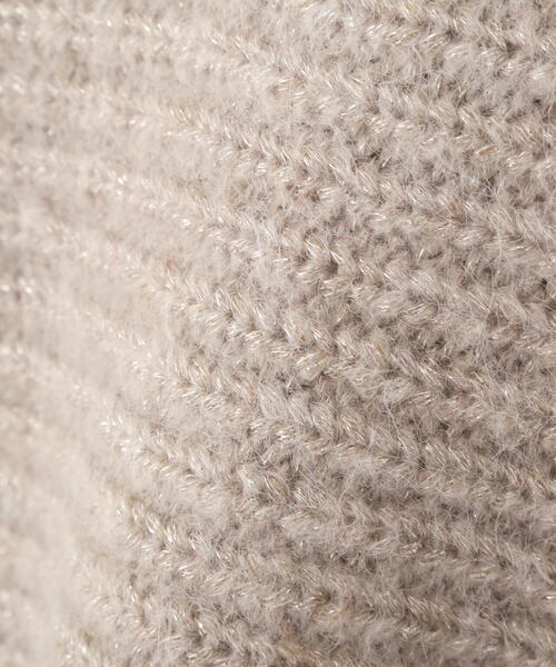 PROPORTION BODY DRESSING（プロポーションボディドレッシング）の「ウールブレンドスタンドカラー畔ニット / 1215270124（ニット/セーター・レディース・ピンク/ベージュ/グレー・FREE）」の12枚目の写真