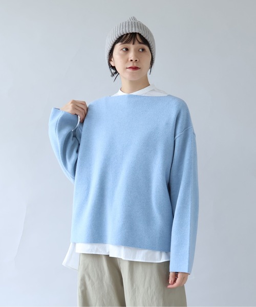 yuni（ユニ ）の「ネパールハンドニット 球心プルオーバー（ニット