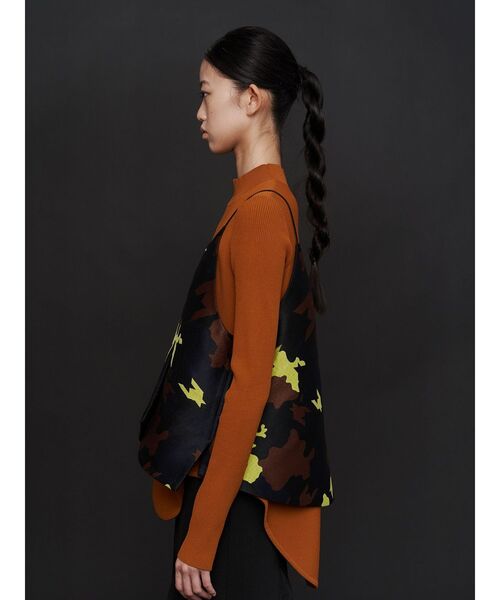 UN3D.（アンスリード）の「MIX CAMOUFLA CAMISOLE / ミックスカモフラキャミソール（キャミソール・レディース・ブラック/ホワイト・FREE）」の10枚目の写真