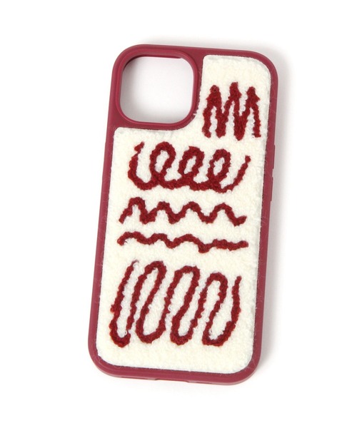 LAKOLE（ラコレ）の「タフトiPhoneケース[iPhone13/14/15] / 606468（スマホケース/カバー・レディース・アイボリー/チャコール/レッド・FREE）」の3枚目の写真