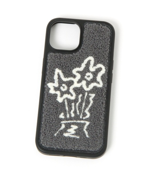 LAKOLE（ラコレ）の「タフトiPhoneケース[iPhone13/14/15] / 606468（スマホケース/カバー・レディース・アイボリー/チャコール/レッド・FREE）」の2枚目の写真