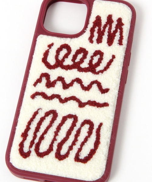 LAKOLE（ラコレ）の「タフトiPhoneケース[iPhone13/14/15] / 606468（スマホケース/カバー・レディース・アイボリー/チャコール/レッド・FREE）」の11枚目の写真