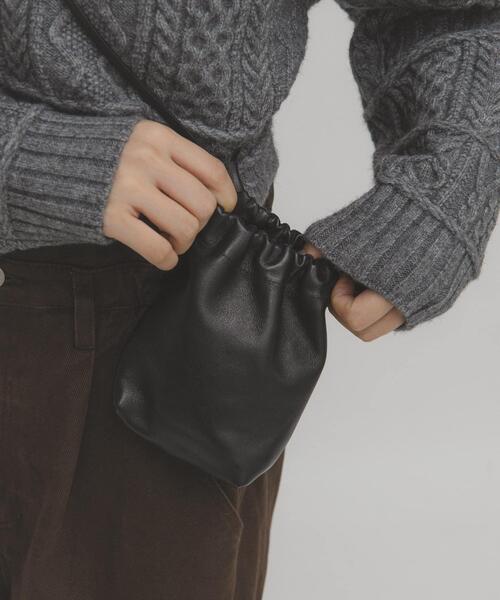 KBF（ケイビーエフ）の「マイクロポーチBAG（ショルダーバッグ・レディース・ブラック/ブラウン・ONE）」の6枚目の写真