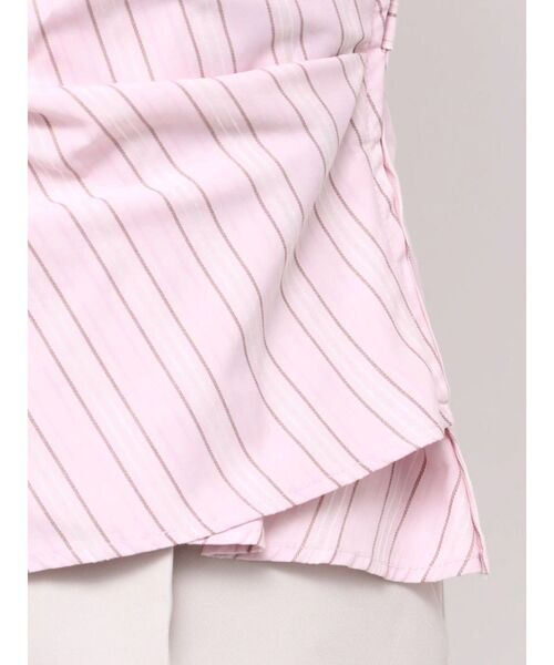 MERCURYDUO(マーキュリーデュオ)の「アシメツイストシャツ(シャツ/ブラウス・レディース・ベビーピンク/ライトブルー/イエロー・FREE)」の15枚目の写真