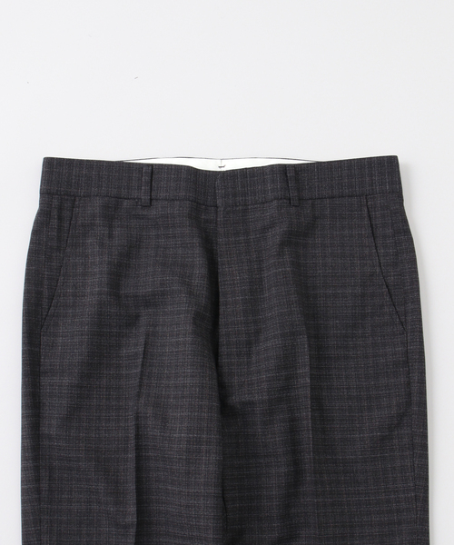 Couture d'adam（クチュールドアダム）の「COUTURE D’ADAM (クチュール ド アダム) 別注 Trousers(Kasuri)（スラックス・メンズ・チャコールグレー・40/42）」の3枚目の写真