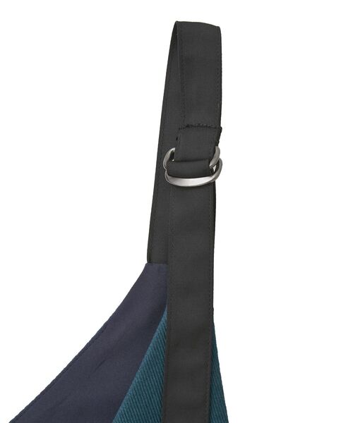 Editt by YECCA VECCA（エディットバイイェッカヴェッカ）の「サイドラインサロペット（サロペット/オーバーオール・レディース・カーキ/ブルーグリーン/ネイビー・FREE）」の5枚目の写真