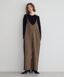 Editt by YECCA VECCA（エディットバイイェッカヴェッカ）の「サイドラインサロペット（サロペット/オーバーオール）」