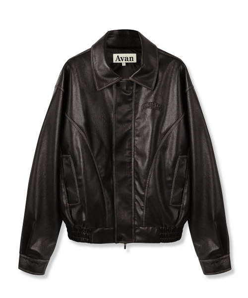AVANDRESS(アバンドレス )の「Bronze Grain Jacket BLACK(ライダースジャケット・レディース・ブラック・MEDIUM/LARGE)」の2枚目の写真