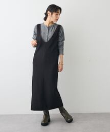 CRAFT STANDARD BOUTIQUE（クラフトスタンダードブティック）の「Uネックジャンパースカート（ジャンパースカート）」