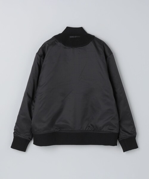 SHIPS Colors（シップス カラーズ）の「SHIPS Colors:ウール ミックス スタジアム ブルゾン ブラック（ブルゾン・メンズ・ブラック・MEDIUM/LARGE/X-LARGE）」の18枚目の写真