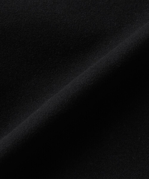 セール】SHIPS Colors:ウール ミックス スタジアム ブルゾン ブラック