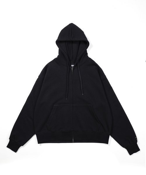 GAKKAI UNIONS（ガッカイユニオンズ）の「ツーウェイスウェットフード集業ブラック（パーカー・レディース・その他・MEDIUM/LARGE/SMALL）」の2枚目の写真