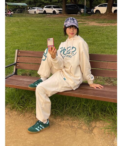 HOODHOOD(フッドフッド)の「シグニチャーロゴスウェットパンツアイボリー(スウェットパンツ・メンズ・その他・LARGE/X-LARGE/MEDIUM)」の12枚目の写真