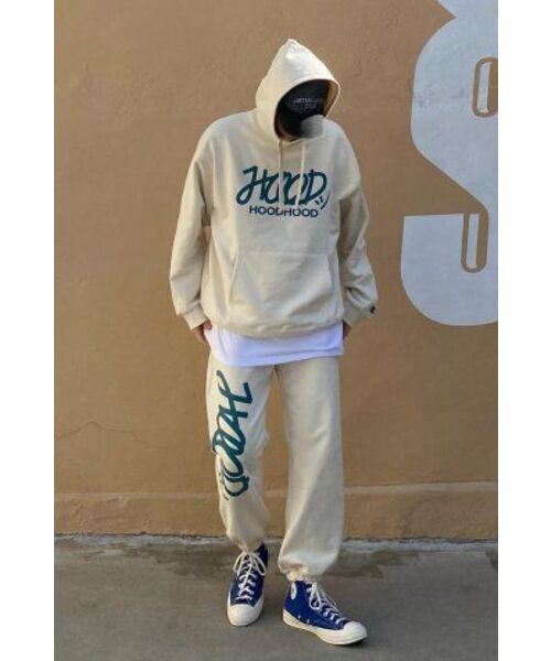 HOODHOOD(フッドフッド)の「シグニチャーロゴスウェットパンツアイボリー(スウェットパンツ・メンズ・その他・LARGE/X-LARGE/MEDIUM)」の6枚目の写真