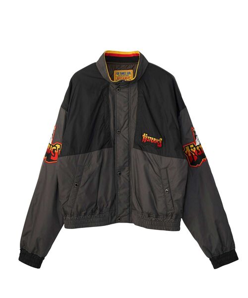 BAD ASS FIRE フードブルゾン（ナイロンジャケット）｜HYSTERIC