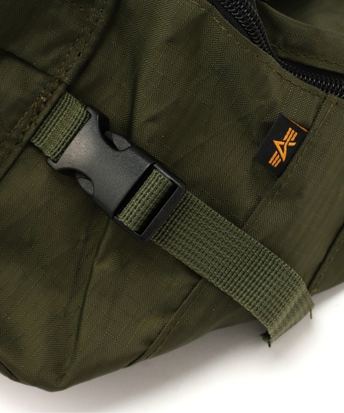 Alpha Industries（アルファインダストリーズ）の「Alpha Industries/アルファインダストリーズ/Combat Waistbag/コンバット ウエスト バッグ（ボディバッグ/ウエストポーチ・メンズ・ブラック/オリーブ系・F）」の7枚目の写真