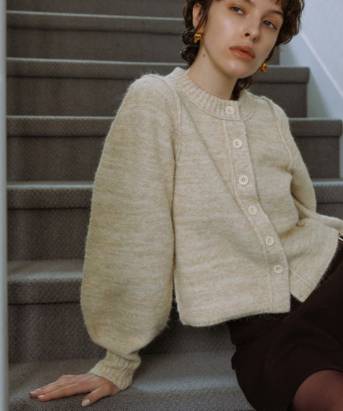 ADAM ET ROPE'（アダムエロペ）の「MIXヤーンカーディガン