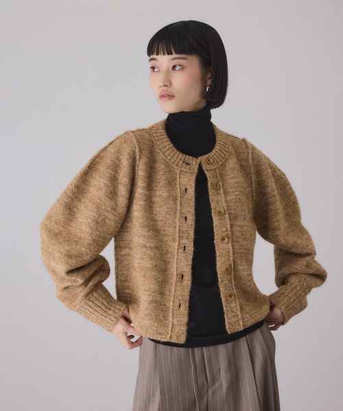 ADAM ET ROPE'（アダムエロペ）の「MIXヤーンカーディガン